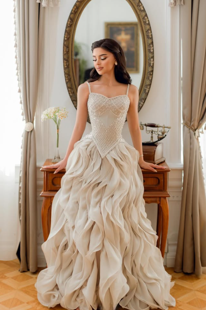 Magnolia Corset Dress – Ivory