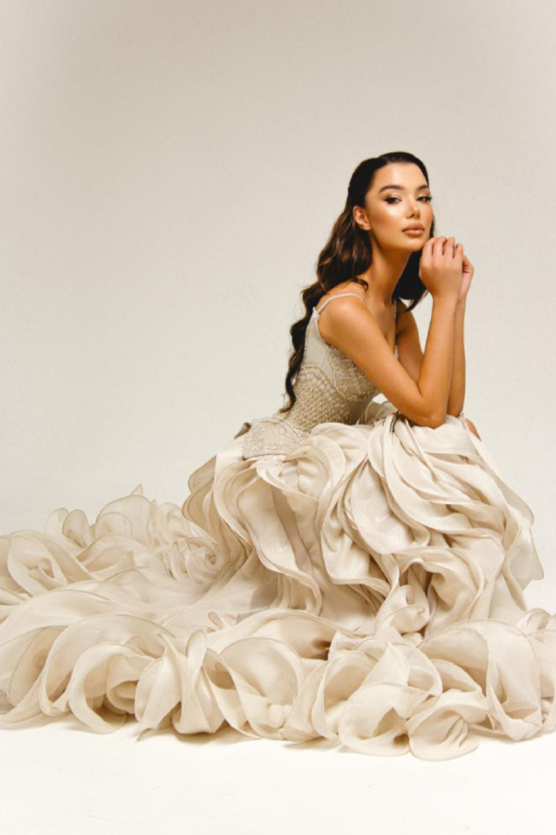 Magnolia Corset Dress – Ivory