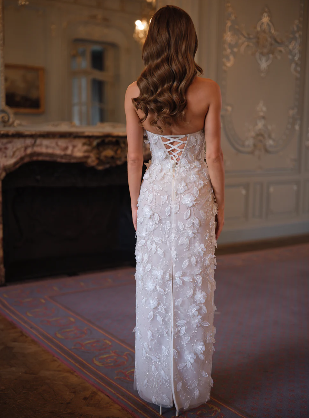 Elowen Halter Dress – Ivory Mist